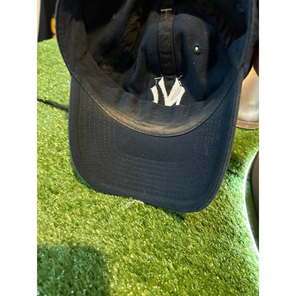 New York Yankees hat cap strap back blue white '47 dad adjustable unisex mens 3 - Picture 7 of 9